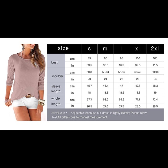 Green long sleeve wrap top - Picture 4 of 4